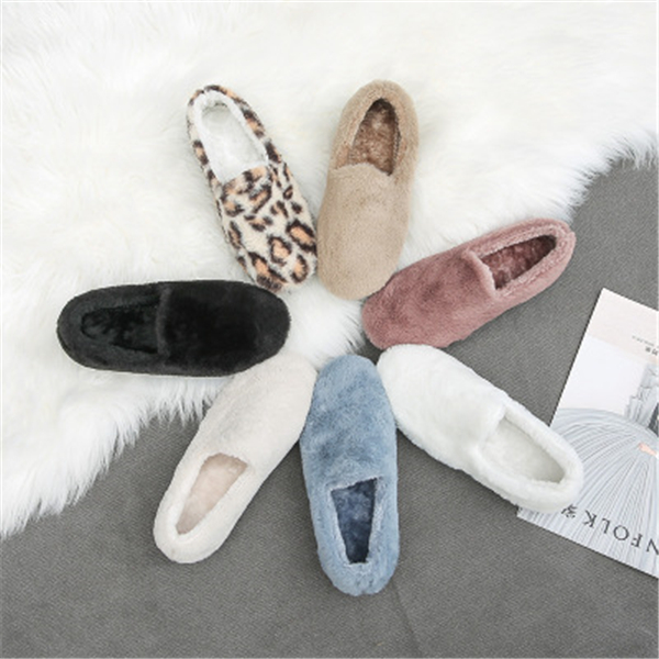 Cotton-padded shoes web celebrity wool shoes for women to wear winter doudou shoes with fleece Korean version winter one