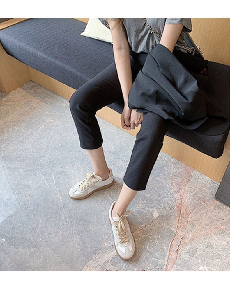 Spring 2021 German Training Shoes Soft Bottom Casual Shoes Flat Heel Low Top White Shoes All-Matching Couple Sneakers Men's Fashionable Shoes