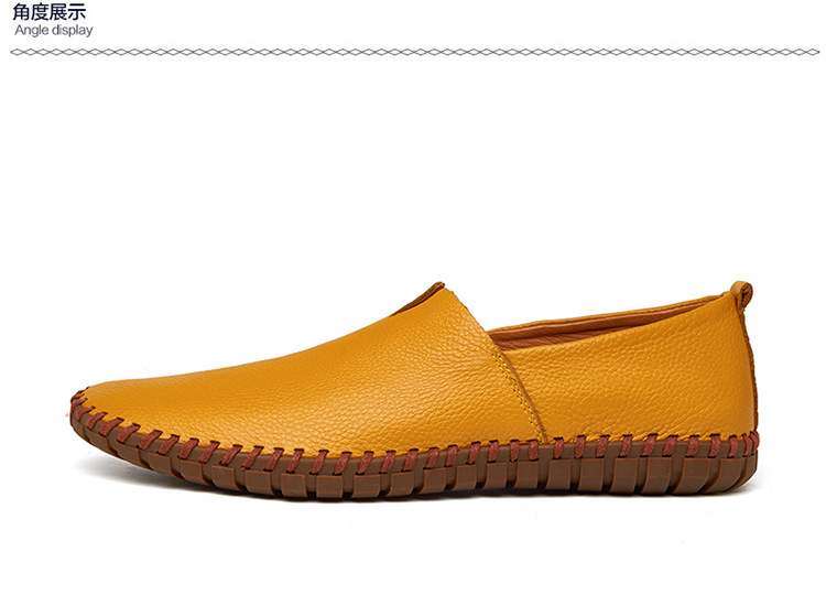 Men's Leather Shoes Breathable 2020 New Casual Shoes Men's Autumn Flat Heel Solid Color Men's Shoes Cross-Border Men's Peas Shoes Men Men's Leather Shoes Breathable 2020 New Casual Shoes Men's Autumn Flat Heel Solid Color Men's Shoes Cross-Border Men's Peas Shoes Men