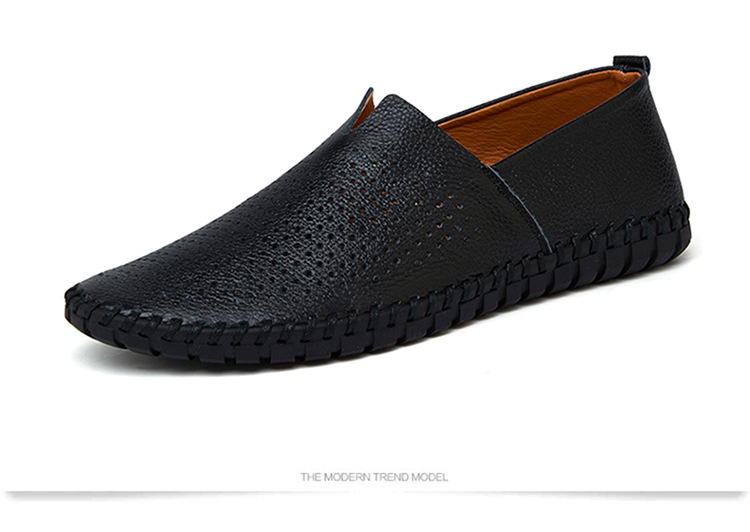 Men's Leather Shoes Breathable 2020 New Casual Shoes Men's Autumn Flat Heel Solid Color Men's Shoes Cross-Border Men's Peas Shoes Men Men's Leather Shoes Breathable 2020 New Casual Shoes Men's Autumn Flat Heel Solid Color Men's Shoes Cross-Border Men's Peas Shoes Men