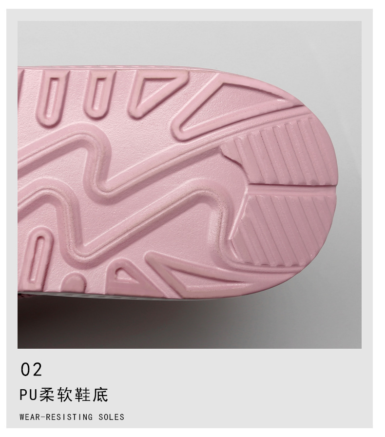 Foreign Trade Shoes 2021 Summer European and American plus Size Closed Toe Half Slippers Women's Mesh Heel-Free Slip-on Women's Shoes Flat Shoes
