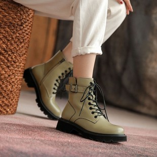German Training Shoes 2021 Autumn Cowhide Hidden Heel White Shoes Women's Shoes Easy to Match Flat Sports Casual Shoes Neutral Couple