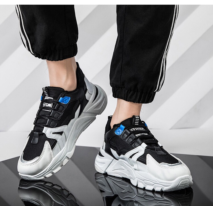2020 Spring Korean Sports Shoes Trendy All-Match Men's Shoes Platform Running Shoes 2020 Spring Korean Sports Shoes Trendy All-Match Men's Shoes Platform Running Shoes