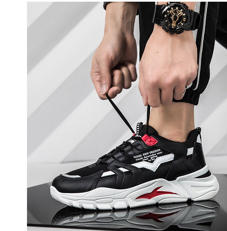2020 Spring Korean Sports Shoes Trendy All-Match Men's Shoes Platform Running Shoes 2020 Spring Korean Sports Shoes Trendy All-Match Men's Shoes Platform Running Shoes