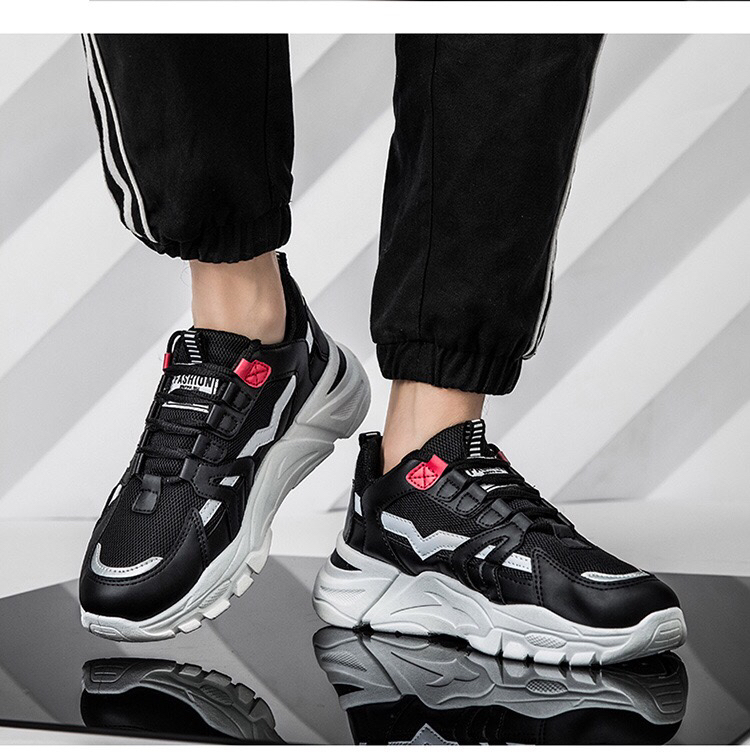 2020 Spring Korean Sports Shoes Trendy All-Match Men's Shoes Platform Running Shoes 2020 Spring Korean Sports Shoes Trendy All-Match Men's Shoes Platform Running Shoes