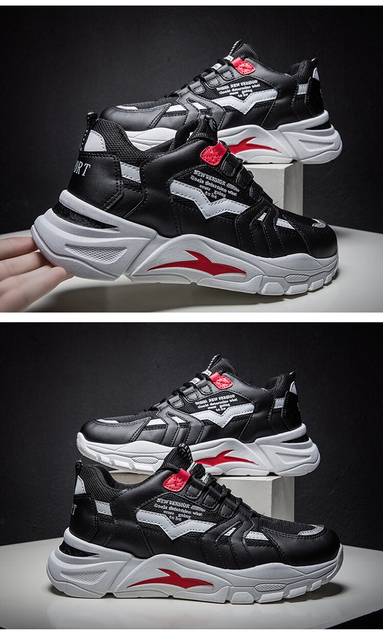 2020 Spring Korean Sports Shoes Trendy All-Match Men's Shoes Platform Running Shoes 2020 Spring Korean Sports Shoes Trendy All-Match Men's Shoes Platform Running Shoes