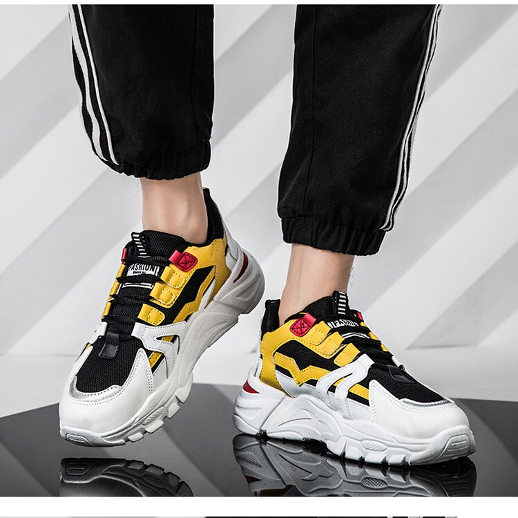2020 Spring Korean Sports Shoes Trendy All-Match Men's Shoes Platform Running Shoes 2020 Spring Korean Sports Shoes Trendy All-Match Men's Shoes Platform Running Shoes