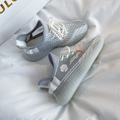 Luminous Little Daisy Flying Woven Coconut Shoes Female 2020 New Sports Shoes Female Starry Daddy Running Tide Shoes M05