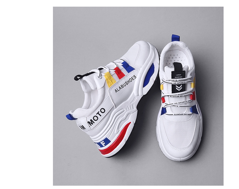 Spring ins super hot dad shoes breathable sports shoes women's shoes thick soles Spring ins super hot dad shoes breathable sports shoes women's shoes thick soles