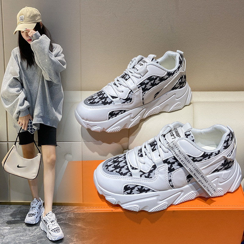 Dad Shoes Women&#039;s Online Influencer Fashion Autumn New Korean Style Casual Platform Running Sports Shoes Ins Fashion