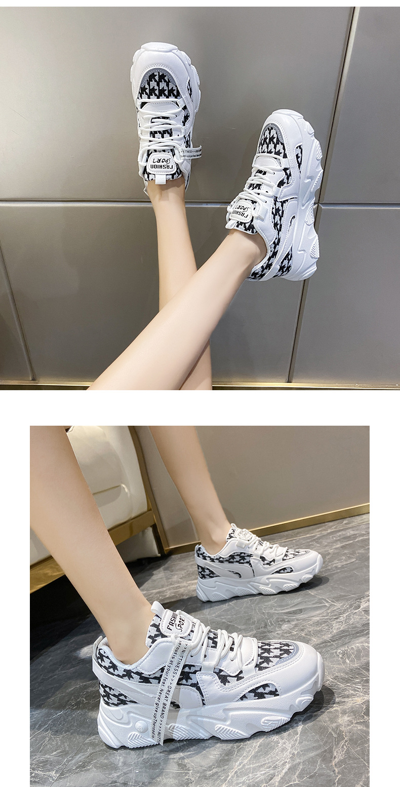Dad Shoes Women's Online Influencer Fashion Autumn New Korean Style Casual Platform Running Sports Shoes Ins Fashion