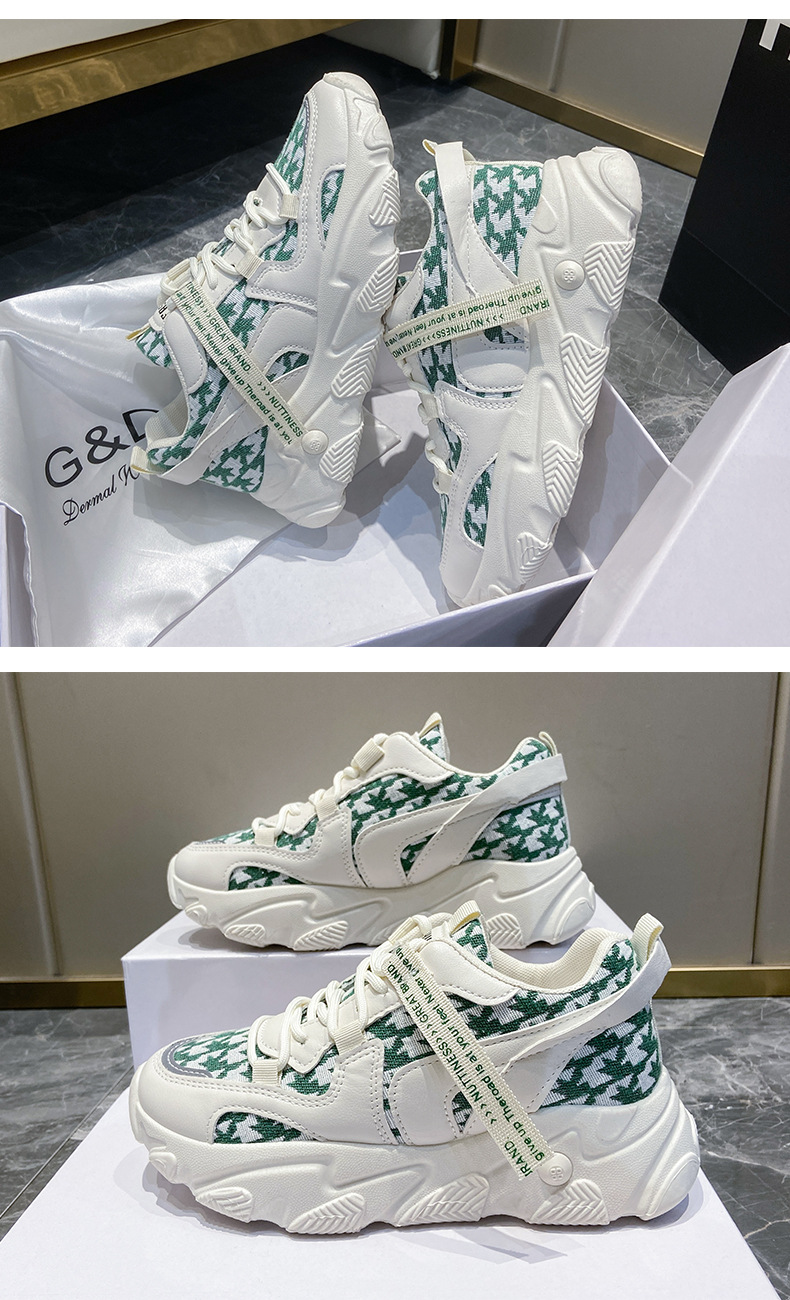 Dad Shoes Women's Online Influencer Fashion Autumn New Korean Style Casual Platform Running Sports Shoes Ins Fashion