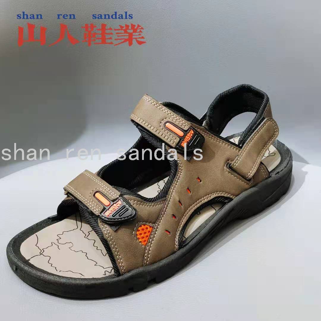 Men&#039;s Beach Shoes 2021 New Beach Sandals European and American Popular Hiking Shoes Wholesale