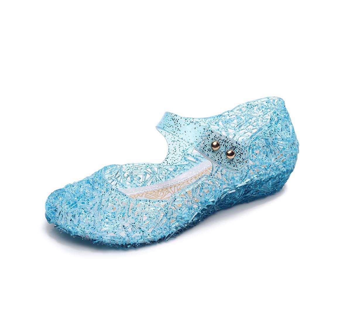 Spot Foreign Trade Children's Shoes Frozen 2 Princess Shoes Girls' High Heel Crystal Hollow Sandals Children's PVC Summer Spot Foreign Trade Children's Shoes Frozen 2 Princess Shoes Girls' High Heel Crystal Hollow Sandals Children's PVC Summer