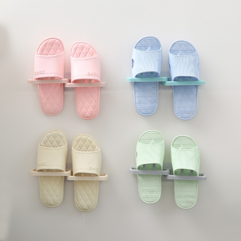 Creative Wall-Mounted Shoe Rack Foldable Bathroom Slipper Rack Creative Wall-Mounted Shoe Rack Foldable Bathroom Slipper Rack