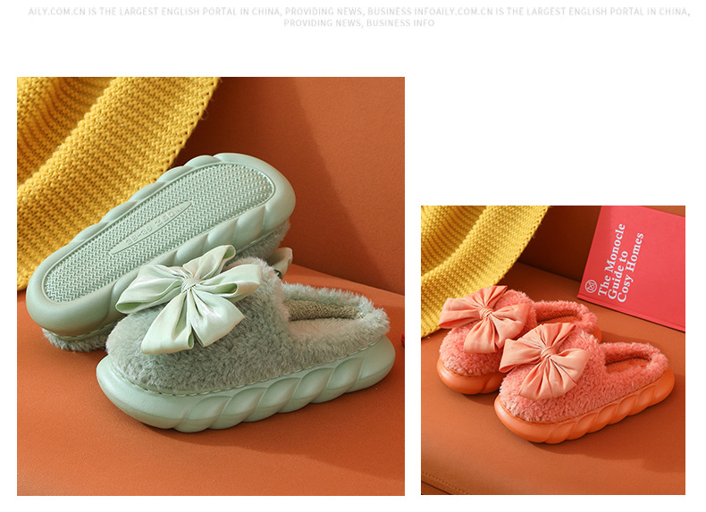 Thick Bottom Home Cotton Slippers Thick Bottom Indoor Warm Cotton Slippers Fashion Fur Slipper Confinement Shoes Ladies Thick Bottom Home Cotton Slippers Thick Bottom Indoor Warm Cotton Slippers Fashion Fur Slipper Confinement Shoes Ladies
