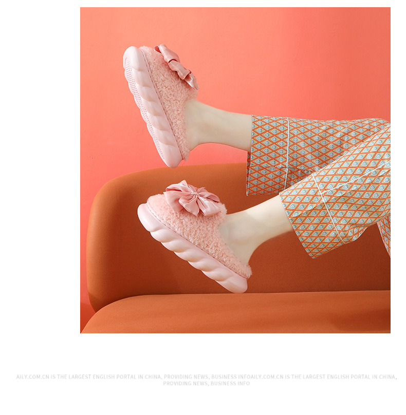 Thick Bottom Home Cotton Slippers Thick Bottom Indoor Warm Cotton Slippers Fashion Fur Slipper Confinement Shoes Ladies Thick Bottom Home Cotton Slippers Thick Bottom Indoor Warm Cotton Slippers Fashion Fur Slipper Confinement Shoes Ladies