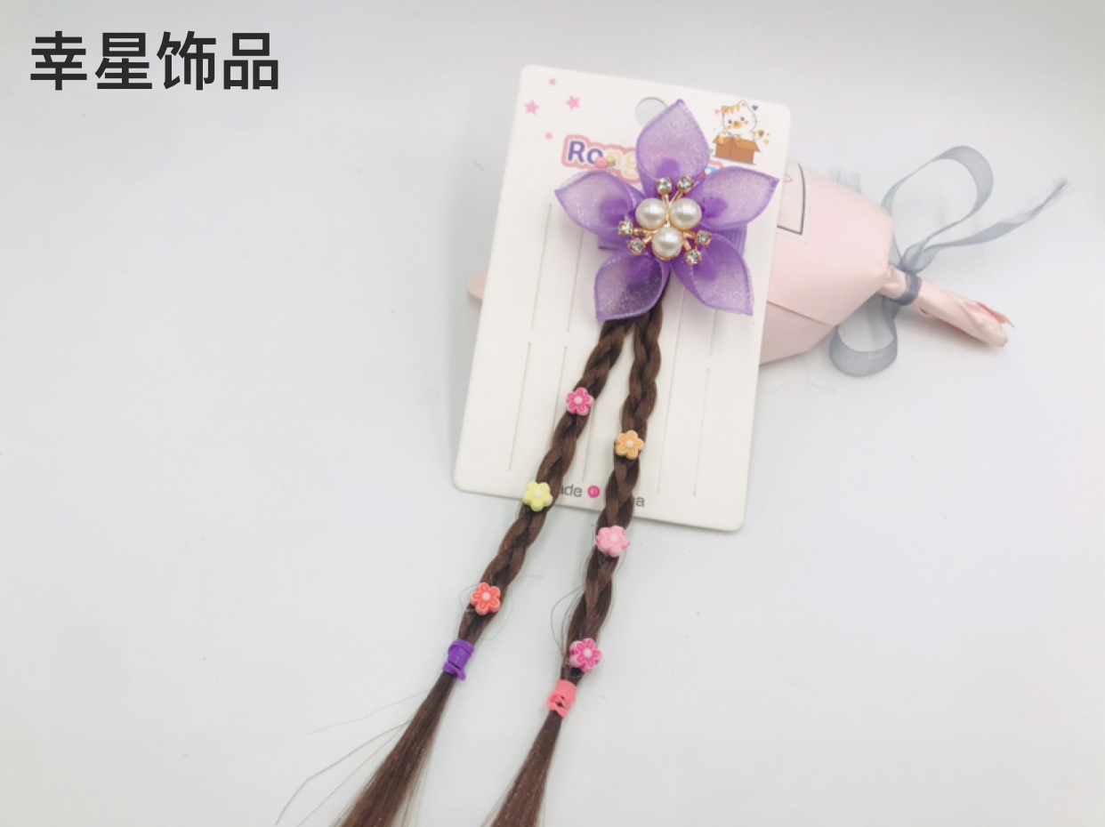 Braid Wig Press Clip Lace Flower Accessories Clip Hanfu Hair Clip Headdress Hair Accessories