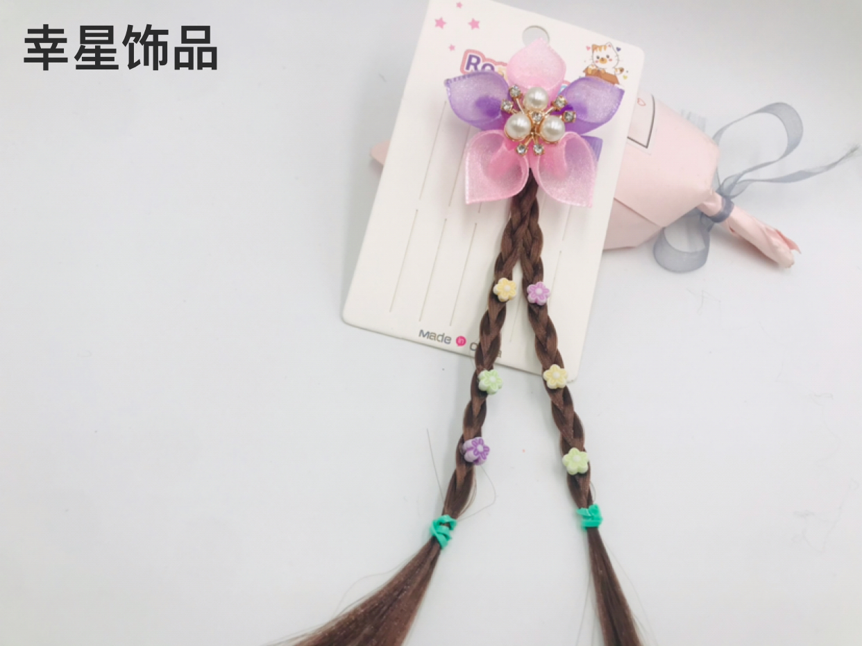 Braid Wig Press Clip Lace Flower Accessories Clip Hanfu Hair Clip Headdress Hair Accessories