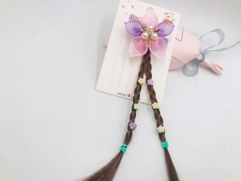Braid Wig Press Clip Lace Flower Accessories Clip Hanfu Hair Clip Headdress Hair Accessories
