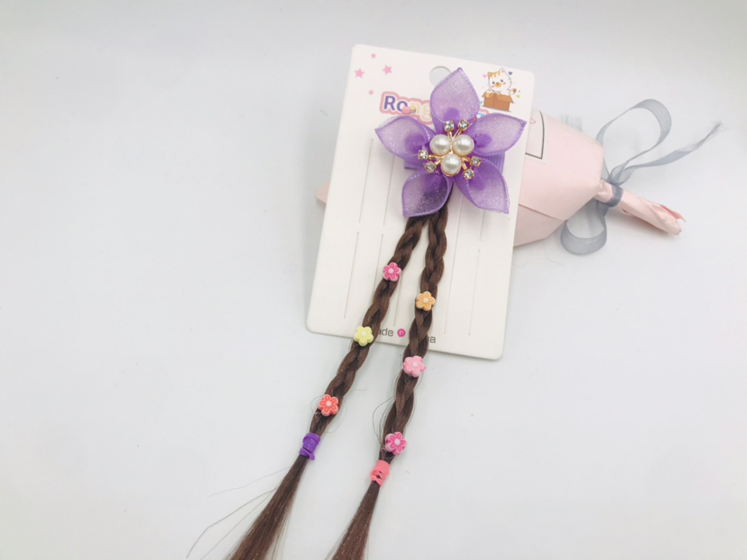 Braid Wig Press Clip Lace Flower Accessories Clip Hanfu Hair Clip Headdress Hair Accessories
