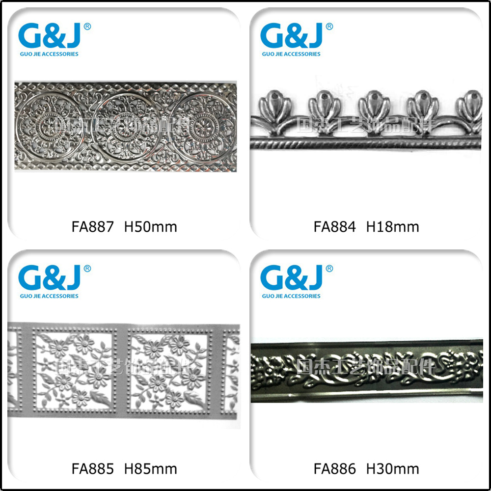 Metal Stamping Fashion Pattern Wedding Cake Stand Fruit Plate Fresh Flower Stand Love Logo Iron Lace Pattern Strip