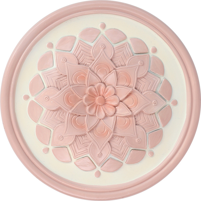 European-Style Lace Flower Wall Hanging Resin Crafts Creative Living Room Home Decoration Wall Disc Hanging Decoration Matching