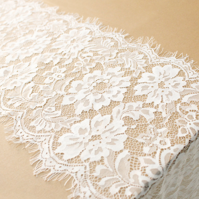 Table Runner Tablecloth Leaves White Flowers Lace 30 * 300cm Dining Table Wedding Wedding, Marriage Party