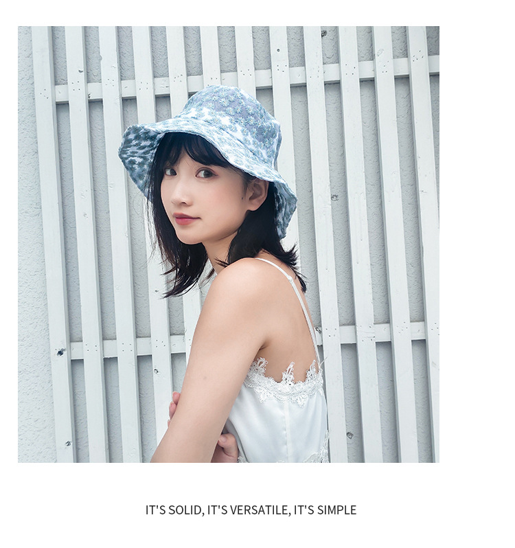Korean Style Little Daisy Bucket Hat Women's Flower Cutout Summer Thin Sun Protection Hat Korean Style Lace Sunshade Bucket Hat Fashion
