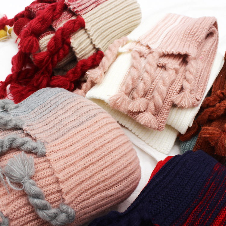 South Korean version of the new thick warm and warm shawl knitted wool thread winter 100 long hair line lovers scarf South Korean version of the new thick warm and warm shawl knitted wool thread winter 100 long hair line lovers scarf