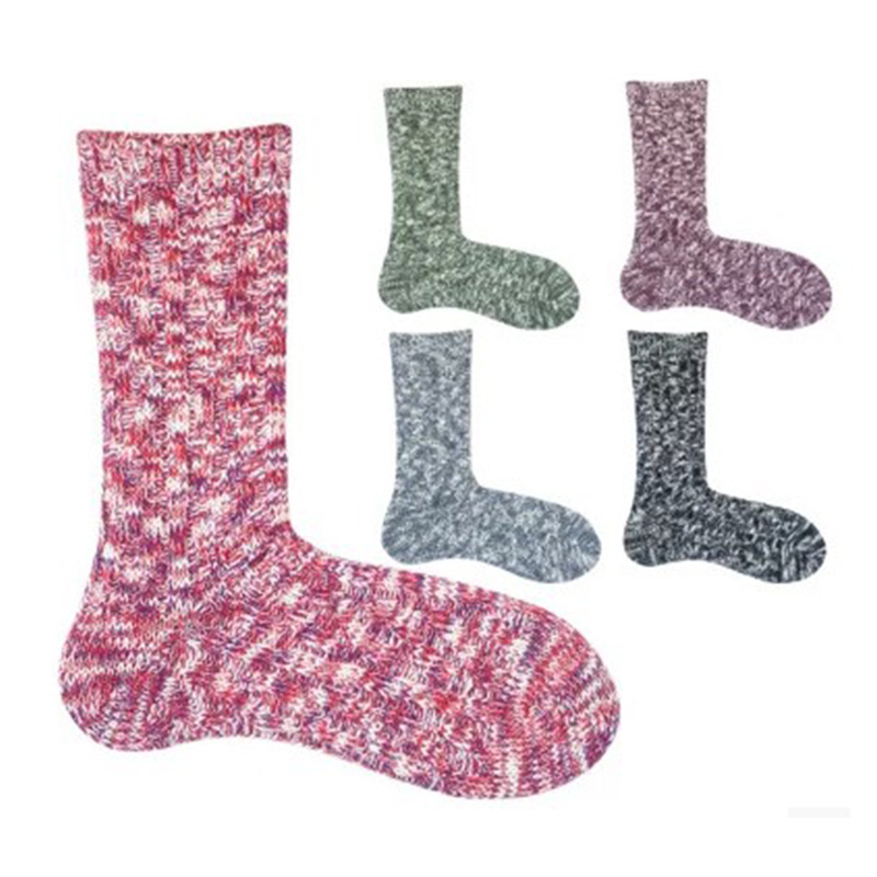 Autumn and winter thickened wool socks for women thick needle and thread pile socks for women and men in the middle of the stockings for men and women