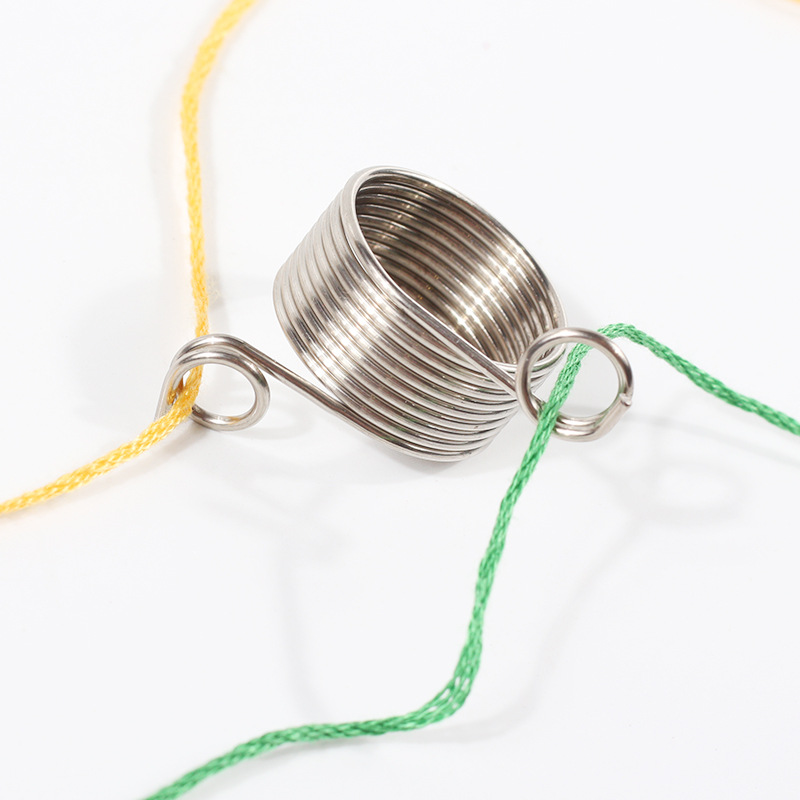 Factory Wholesale Wool Thread Guide Finger Cable Winder Handmade Sweater Crochet Knitting Gadget Thread Guide Machine