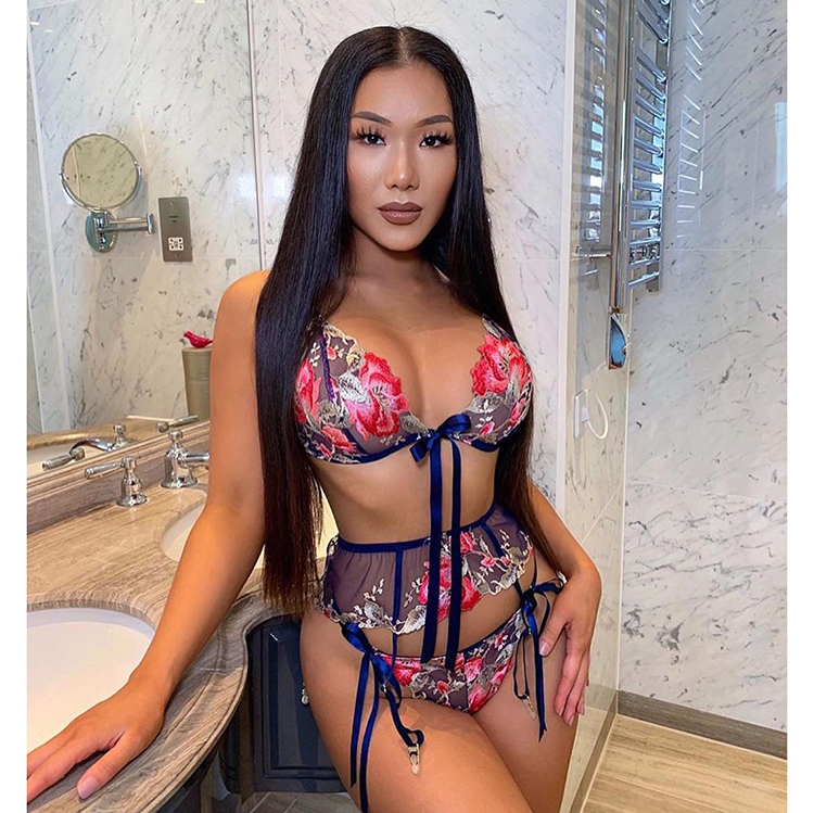 Lace embroidery ladies sexy thong and bra underwear set ladi Women Bras Underwe Lace embroidery ladies sexy thong and bra underwear set ladi Women Bras Underwe