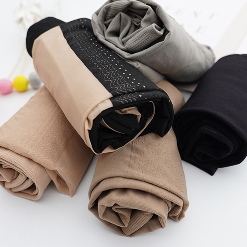 Female Stocking Pantyhose Thin Summer Large Size Casually Cut Silk Stockings plus-Sized Anti-Exposure Safety Pants