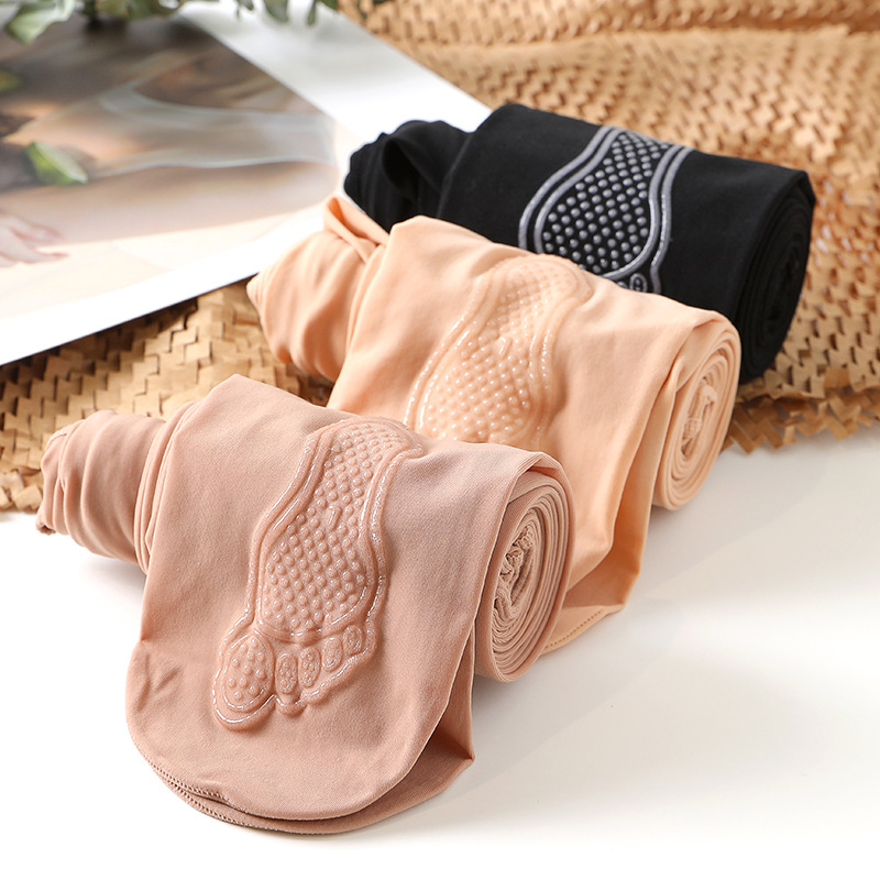 S277 Silk Stockings Women&#039;s Thin Steel Wire Stocking Sole Silicone NonSlip Pantyhose Women&#039;s Spring and Autumn Stockings