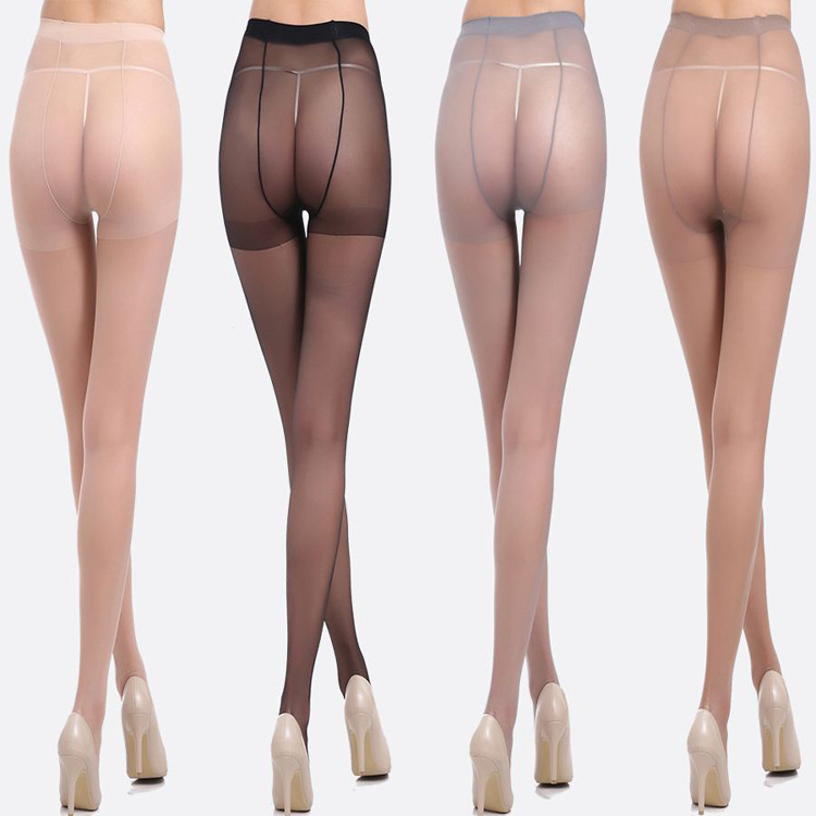 Factory Wholesale Summer Female Stocking Ultra Thin Sexy Extra Cored Silk Stockings Pantyhose Level T Butterfly Body Stocking