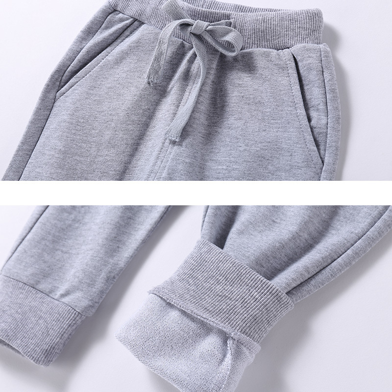 Autumn New Children&#039;s Pants Pure Cotton Ankle Banded Korean Style Neutral Baby Casual Pants Fashion Children&#039;s Pants