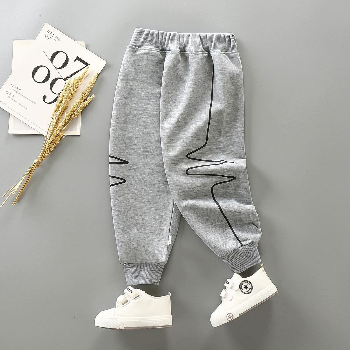 Crawler 2021 Autumn New Children&#039;s Sport Pants Korean Style Boys&#039; Girls&#039; Casual Pants Children Toddler Baby Sweatpants