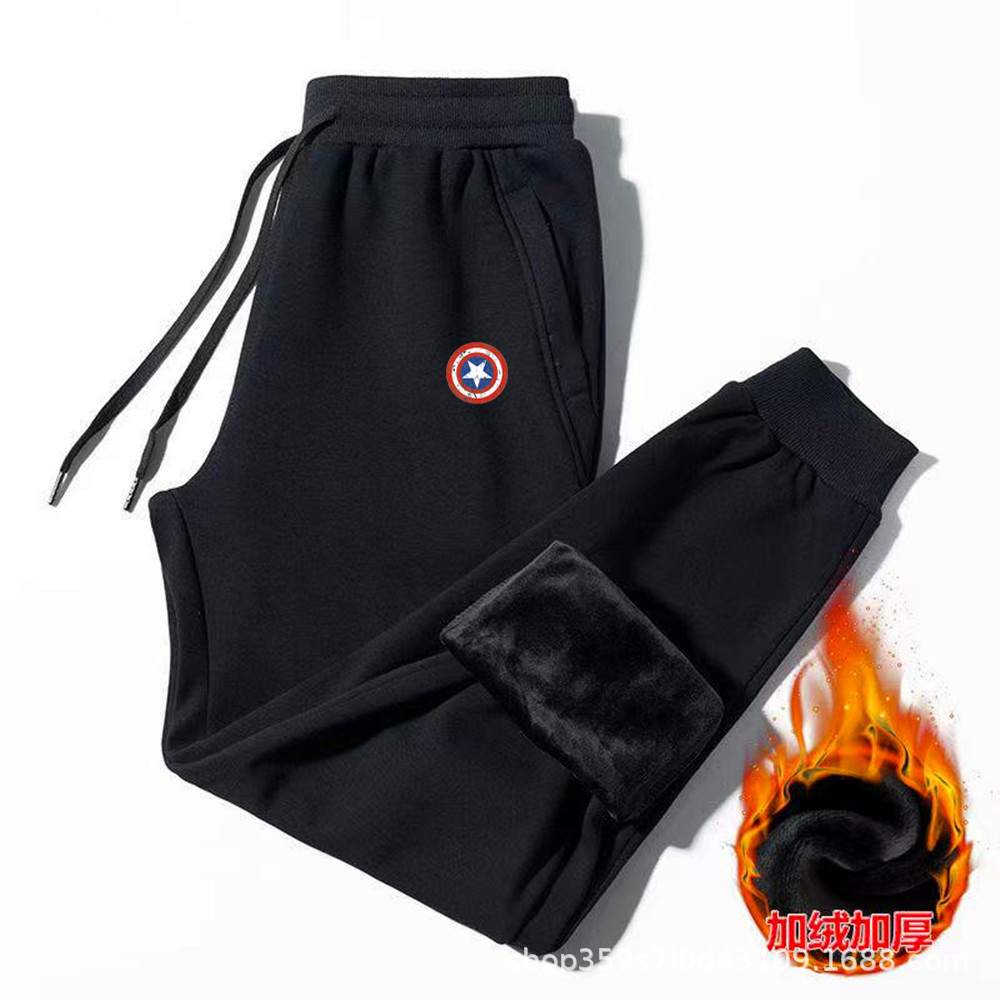 2021 Autumn and Winter Casual Pants Men's Trousers Sports Pants Men's Cross-Border Fleece-Lined Trousers Thick Loose plus Size Pants 2021 Autumn and Winter Casual Pants Men's Trousers Sports Pants Men's Cross-Border Fleece-Lined Trousers Thick Loose plus Size Pants