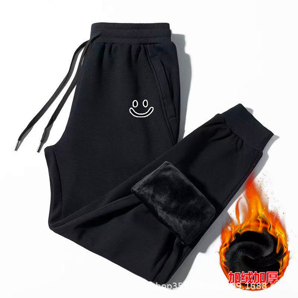 2021 Autumn and Winter Casual Pants Men's Trousers Sports Pants Men's Cross-Border Fleece-Lined Trousers Thick Loose plus Size Pants 2021 Autumn and Winter Casual Pants Men's Trousers Sports Pants Men's Cross-Border Fleece-Lined Trousers Thick Loose plus Size Pants