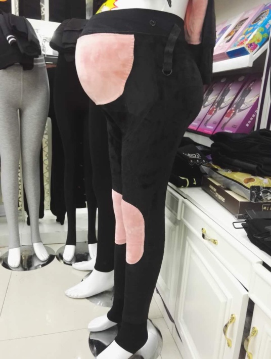 Maternity in autumn and winter with a thick pile of fleece Maternity warm pants large size slim foot Maternity pants seamless Maternity in autumn and winter with a thick pile of fleece Maternity warm pants large size slim foot Maternity pants seamless