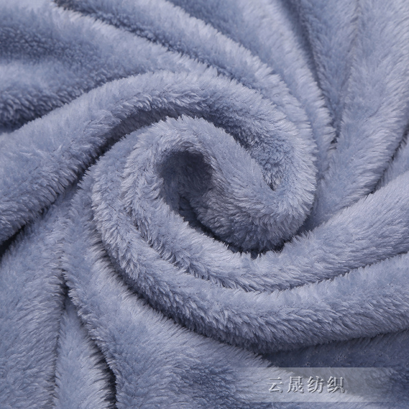 Coral velvet pearl velvet plain warm pants clothing pajamas home textile toy shoes material plush cloth custom