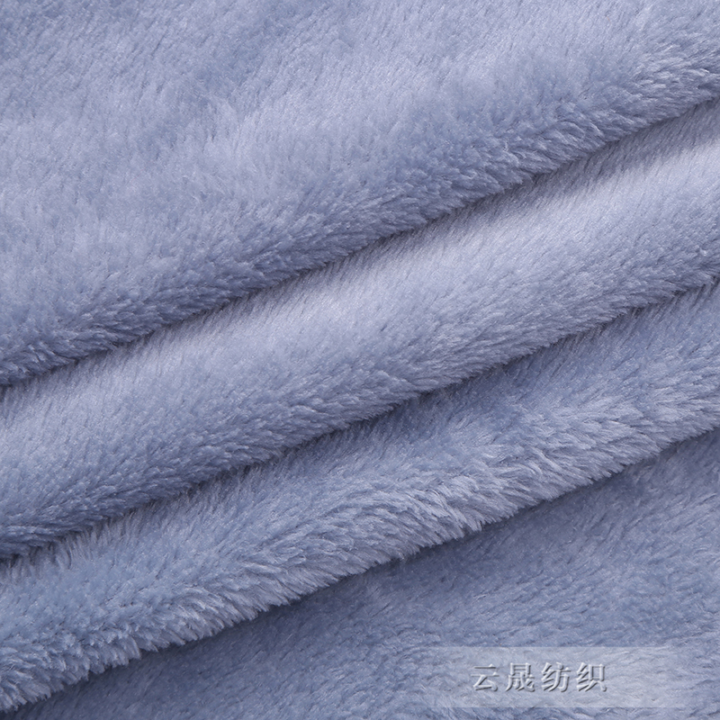 Coral velvet pearl velvet plain warm pants clothing pajamas home textile toy shoes material plush cloth custom