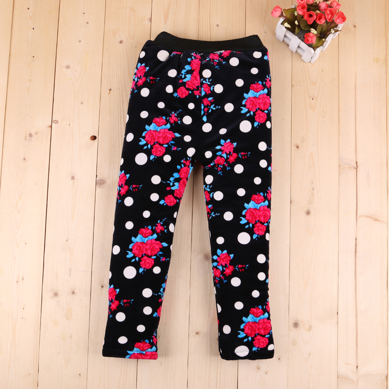 2017 new autumn and winter children&#039;s casual warm pants plus velvet pants