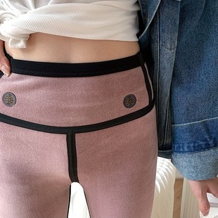 High Waist Leggings Women's Outer Wear Autumn and Winter Kitten Magic Pants Slimming Versatile Small Black Trousers plus Size Tight Pencil Pants