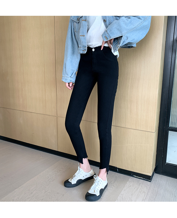High Waist Leggings Women's Outer Wear Autumn and Winter Kitten Magic Pants Slimming Versatile Small Black Trousers plus Size Tight Pencil Pants
