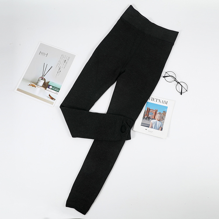 The new black slacks female trousers pencil pants stretch tight pants and feet