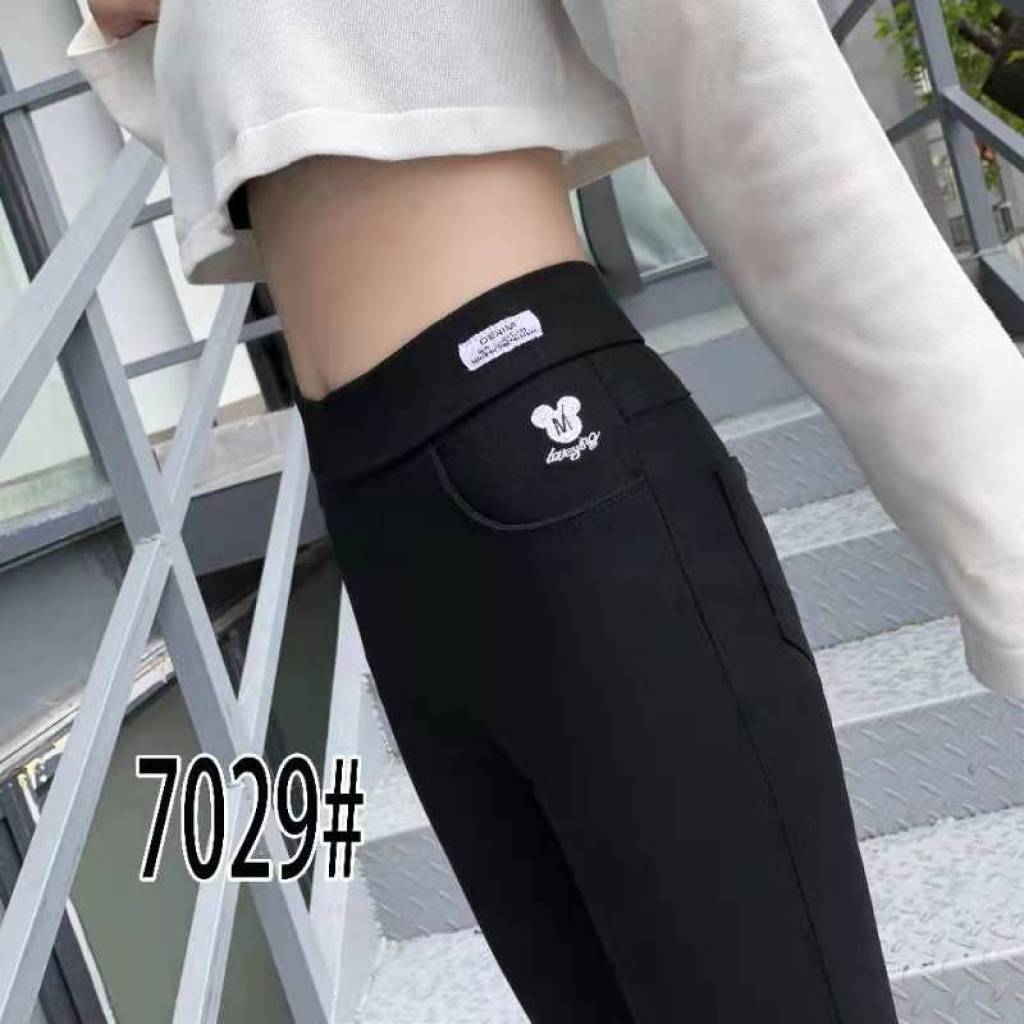 2021 Spring and Autumn New Women's Pants Black Leggings Women's Outer Wear Slim Stretch Tappered Pencil Pants plus Size Women's Trousers 2021 Spring and Autumn New Women's Pants Black Leggings Women's Outer Wear Slim Stretch Tappered Pencil Pants plus Size Women's Trousers
