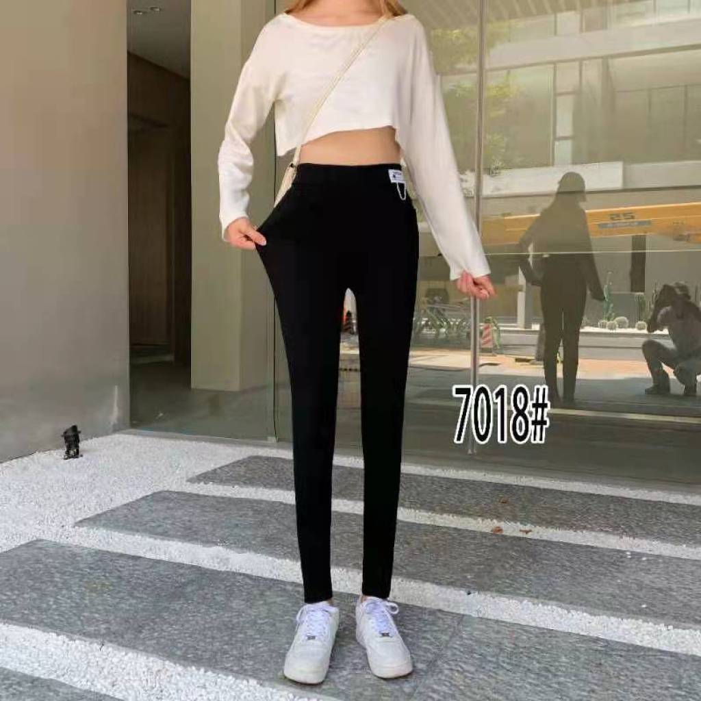 2021 Spring and Autumn New Women's Pants Black Leggings Women's Outer Wear Slim Stretch Tappered Pencil Pants plus Size Women's Trousers 2021 Spring and Autumn New Women's Pants Black Leggings Women's Outer Wear Slim Stretch Tappered Pencil Pants plus Size Women's Trousers