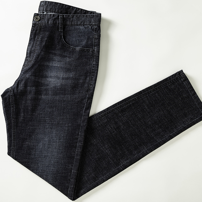 Langfeng Men&#039;s Clothing | Jeans Men&#039;s Youth Fashionable Elastic Autumn New Pencil Pants Slim Fit Smart Trousers Men&#039;s